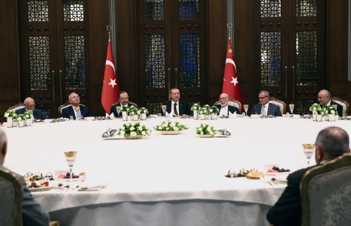 Cumhurbaşkanı Erdoğan, Diyanet Camiasını Ağırladı