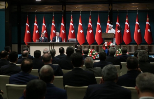 Cumhurbaşkanı Recep Tayyip Erdoğan İl Müftülerini Kabul Etti