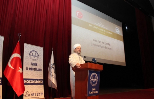 Diyanet İşleri Başkanı Prof. Dr. Ali Erbaş, İzmir’de Din Görevlileriyle Bir Araya Geldi