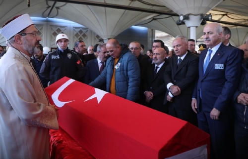 Diyanet İşleri Başkanı Erbaş TUSAŞ şehitlerimizin cenaze namazlarını kıldırdı