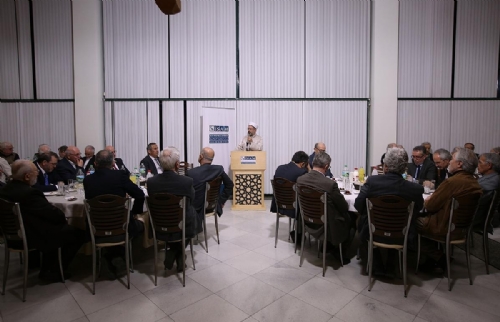 Diyanet İşleri Başkanı Erbaş, İslam Ansiklopedisinin madde yazarlarıyla iftar sofrasında buluştu