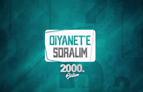 Diyanet İşleri Başkanı Erbaş'tan 2000. Bölüm Paylaşımı