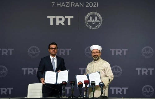 TRT Diyanet Çocuk Kanalı işbirliği protokolü imzalandı