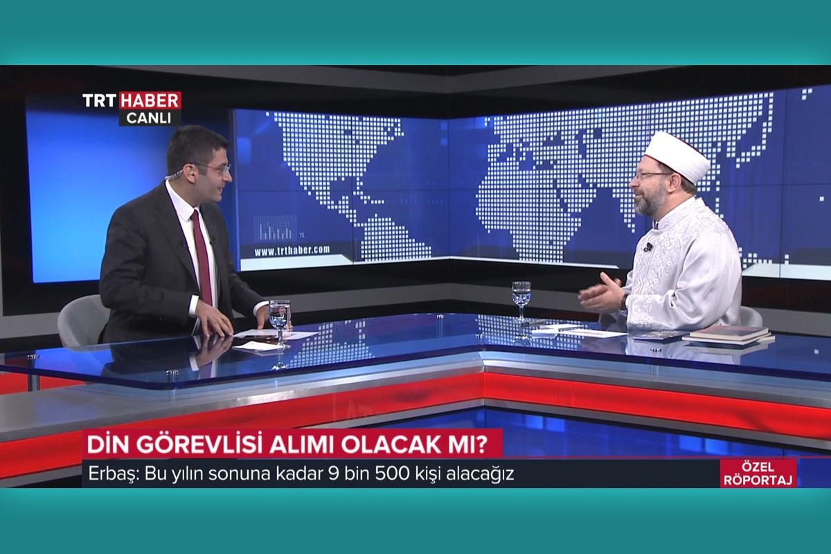 Diyanet İşleri Başkanı Prof. Dr. Ali Erbaş, '9 bin 500 Din Görevlisi Alacağız'