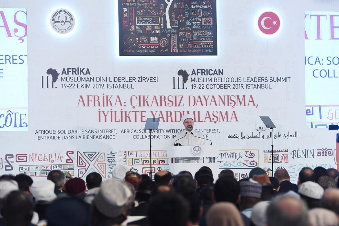 '3. Afrika Ülkeleri Müslüman Dini Liderler Zirvesi' İstanbul’da başladı