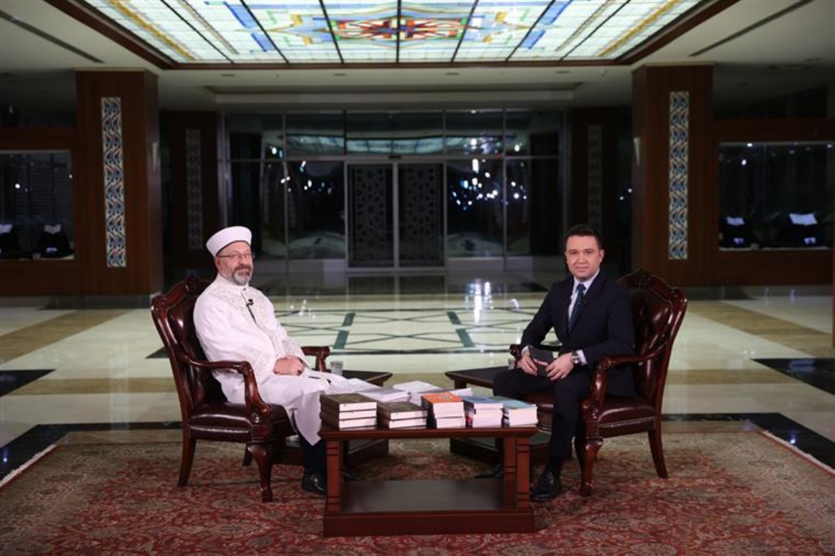 Diyanet İşleri Başkanı Erbaş, TRT Haber’e konuk oldu