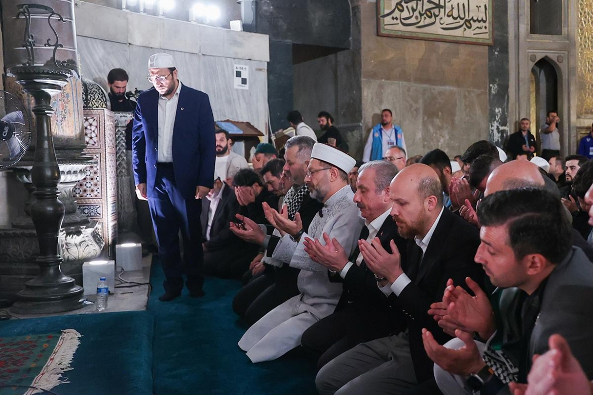 Ayasofya-i Kebir Cami-i Şerifi’nde Filistinliler için dua edildi