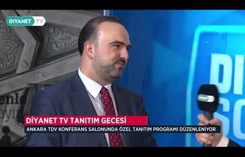 Dini Yayınlar Genel Müdürü Dr. Fatih Kurt, Diyanet TV Tanıtım Gecesi'nde Konuştu